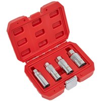 4 Piece 3 8" Drive Spark Plug Socket Set
