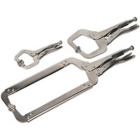3 Piece Locking C Clamp Plier Set