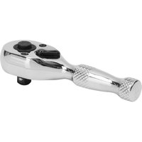 1 4" Drive Quick Release Pear Head Stubby Ratchet