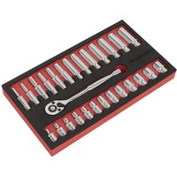 27 Piece 1 4" Drive Socket Set Foam Module