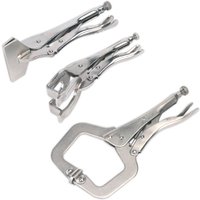 Sealey 3 Piece Sheet Metal and Welding Clamp Set Sealey 3 Piece Sheet Metal and Welding Clamp Set