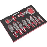 Premier 10 Piece Locking Pliers Set Foam Tray Module