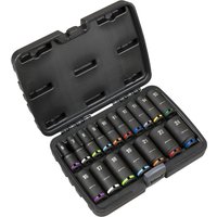 Sealey Premier 17 Piece 3/8" Drive Deep Impact Socket Set 3/8" Sealey Premier 17 Piece 3/8" Drive Deep Impact Socket Set 3/8"
