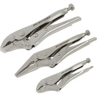 Sealey Premier 3 Piece Locking Pliers Set in Tool Roll Sealey Premier 3 Piece Locking Pliers Set in Tool Roll