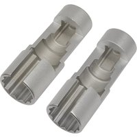 2 Piece 3 8" Drive Slim Profile Diesel Piezo Injector Pipe Socket Set