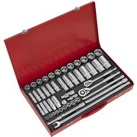 50 Piece Combination Drive Hexagon WallDrive Socket Set