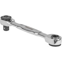 Premier Double Ended 1 4" Square Hex Ratchet Handle