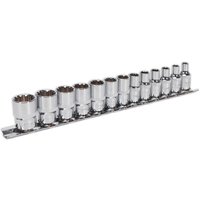 13 Piece 1 4" Drive Total Drive Socket Set