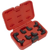 9 Piece 3 8" Drive Injector Pipe Socket Set
