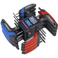 Sealey 16 Piece T Handle Torx and Hexagon Allen Key Set Sealey 16 Piece T Handle Torx and Hexagon Allen Key Set