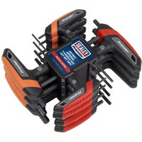 Sealey Premier 14 Piece T Handle Hexagon Alley Key Set Metric and Imperial Sealey Premier 14 Piece T Handle Hexagon Alley Key Set Metric and Imperial