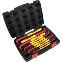 Sealey 9 Piece Extra Long VDE Insulated Torx Allen Key Set Sealey 9 Piece Extra Long VDE Insulated Torx Allen Key Set
