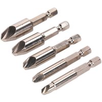 AK7228 5 Piece HSS Screw Drill Bit Extractors