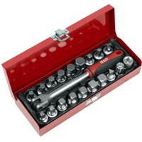 20 Piece 3 8" Drive Oil Drain Plug Key Set