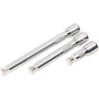 AK764 3 Piece 1 2" Drive Wobble Rigid Extension Bar Set