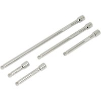 Sealey 5 Piece 1/4" Drive Wobble Extension Bar Set 1/4" Sealey 5 Piece 1/4" Drive Wobble Extension Bar Set 1/4"