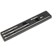 5 Piece 3 8" Drive Wobble Extension Bar Set