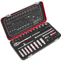 Sealey Premier Platinum Series 49 Piece 1/4" Drive Socket Set 1/4" Sealey Premier Platinum Series 49 Piece 1/4" Drive Socket Set 1/4"