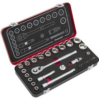 Sealey Premier Platinum Series 31 Piece 3/8" Drive Socket Set 3/8" Sealey Premier Platinum Series 31 Piece 3/8" Drive Socket Set 3/8"