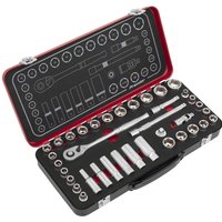 Sealey Platinum Series 37 Piece 3/8" Drive Socket Set Metric and Imperial 3/8" Sealey Platinum Series 37 Piece 3/8" Drive Socket Set Metric and Imperial 3/8"