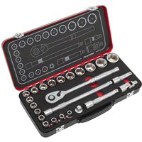 Sealey Premier Platinum Series 24 Piece 1/2" Drive Socket Set 1/2" Sealey Premier Platinum Series 24 Piece 1/2" Drive Socket Set 1/2"