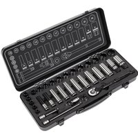Sealey Black Series 34 Piece 3/8" Drive WallDrive Socket Set 3/8" Sealey Black Series 34 Piece 3/8" Drive WallDrive Socket Set 3/8"