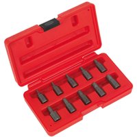 Sealey 10 Piece Multi Spline Screw Extractor Set Sealey 10 Piece Multi Spline Screw Extractor Set