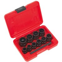 Sealey 10 Piece 3/8" Drive Bolt Extractor Set 3/8" Sealey 10 Piece 3/8" Drive Bolt Extractor Set 3/8"