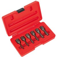 Sealey 6 Piece 3/8" Drive Screw Extractor Socket Set 3/8" Sealey 6 Piece 3/8" Drive Screw Extractor Socket Set 3/8"