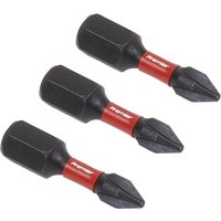 Sealey Impact Power Tool Phillips Screwdriver Bits PH1 25mm Pack of 3 Sealey Impact Power Tool Phillips Screwdriver Bits PH1 25mm Pack of 3