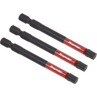 Sealey Impact Power Tool Torx Screwdriver Bits T40 75mm Pack of 3 Sealey Impact Power Tool Torx Screwdriver Bits T40 75mm Pack of 3