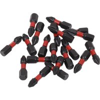 Sealey Impact Power Tool Phillips Screwdriver Bits PH2 25mm Pack of 20 Sealey Impact Power Tool Phillips Screwdriver Bits PH2 25mm Pack of 20