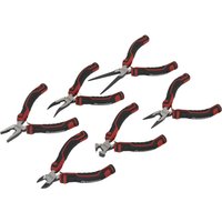 Sealey 6 Piece Mini Pliers Set Sealey 6 Piece Mini Pliers Set