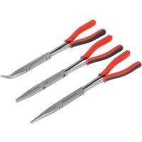 3 Piece Long Reach Double Joint Pliers Set
