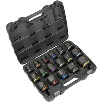 Premier 17 Piece 3 4" Drive Hexagon Impact Socket Set