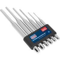 Sealey 6 Piece Parallel Pin Punch Set Sealey 6 Piece Parallel Pin Punch Set