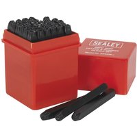 Sealey 36 Piece Letter and Number Punch Set 4mm Sealey 36 Piece Letter and Number Punch Set 4mm