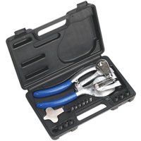 Sealey 14 Piece Metal Hole Punch Set Sealey 14 Piece Metal Hole Punch Set