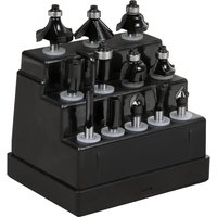 Sealey 12 Piece 1/4" Shank Router Bit Set Sealey 12 Piece 1/4" Shank Router Bit Set
