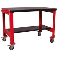 Sealey Mobile 2 Level Metal Workbench 1.18m Sealey Mobile 2 Level Metal Workbench 1.18m