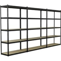 Sealey AP1200RCOMBO1 Racking Unit 5 Shelves 220kg Capacity Per Level -Set of 3