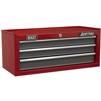 Sealey American Pro 3 Drawer Tool Chest Red / Grey