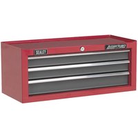 Sealey American Pro 3 Drawer Tool Chest Red / Grey