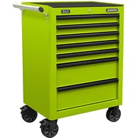 Sealey 7 Drawer Ball Bearing Runner Tool Roller Cabinet Green / Black Sealey 7 Drawer Ball Bearing Runner Tool Roller Cabinet Green / Black