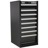 Sealey Superline Pro 8 Drawer Heavy Duty Cabinet Hang On Tool Chest Black