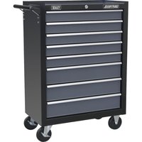 Sealey American Pro 8 Drawer Roller Cabinet Black / Grey Sealey American Pro 8 Drawer Roller Cabinet Black / Grey