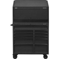 Sealey 11 Drawer Roller Cabinet and Power Strip Hutch Top Box Black Sealey 11 Drawer Roller Cabinet and Power Strip Hutch Top Box Black