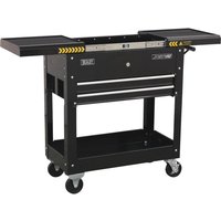 Sealey Mobile Steel Tool and Parts Trolley Black Sealey Mobile Steel Tool and Parts Trolley Black