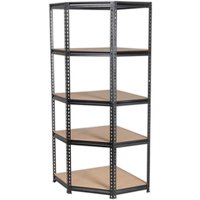 5 Shelf Corner Racking Unit