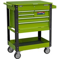 Sealey Heavy Duty 5 Drawer Tool and Parts Trolley Green Sealey Heavy Duty 5 Drawer Tool and Parts Trolley Green